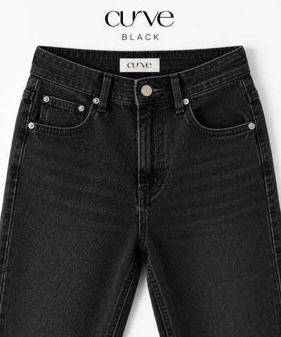 Meet The Curve Jean™ Designed to fit your waist and frame your natural curves