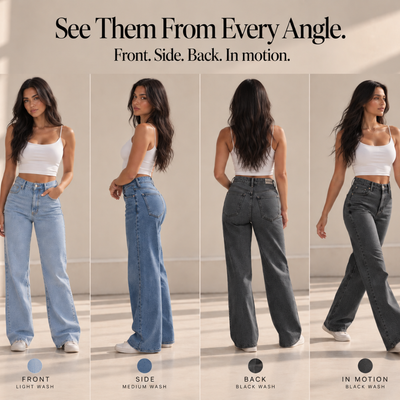 Meet The Curve Jean™ Designed to fit your waist and frame your natural curves